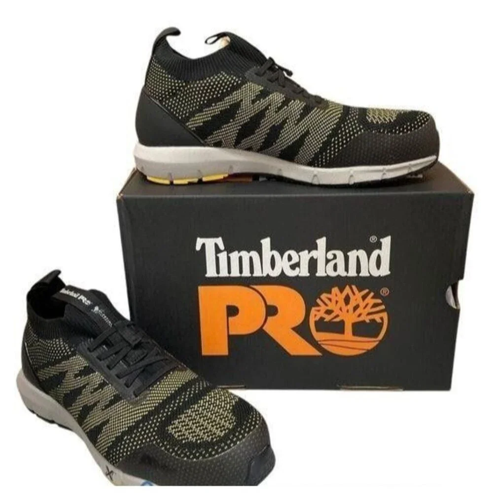 Timberland Pro Men's Radius Knit Slip On Safety Toe Shoes Size 12M New in Box